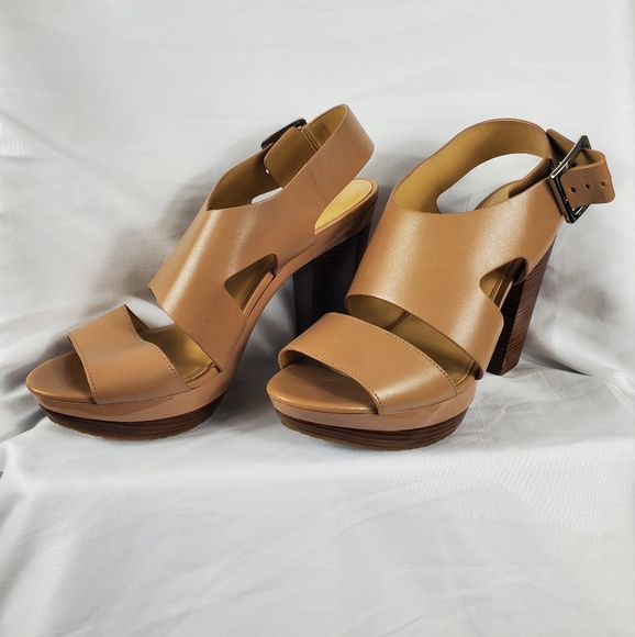 Michael Kors - Women's Leather Sandals - Picture 1 of 8
